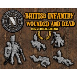 British infantry wounded...