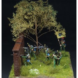 Nassau troops at Hougoumont...