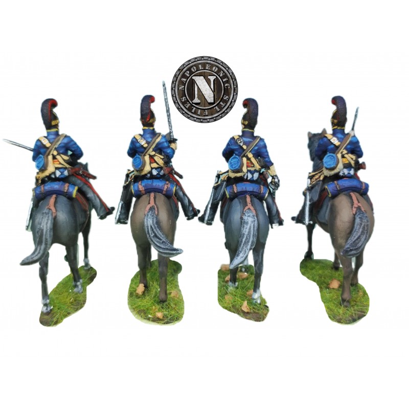 Lot Soldats Britains Royal Horse Guards (The Blues) – Avant-guerre – Boîte