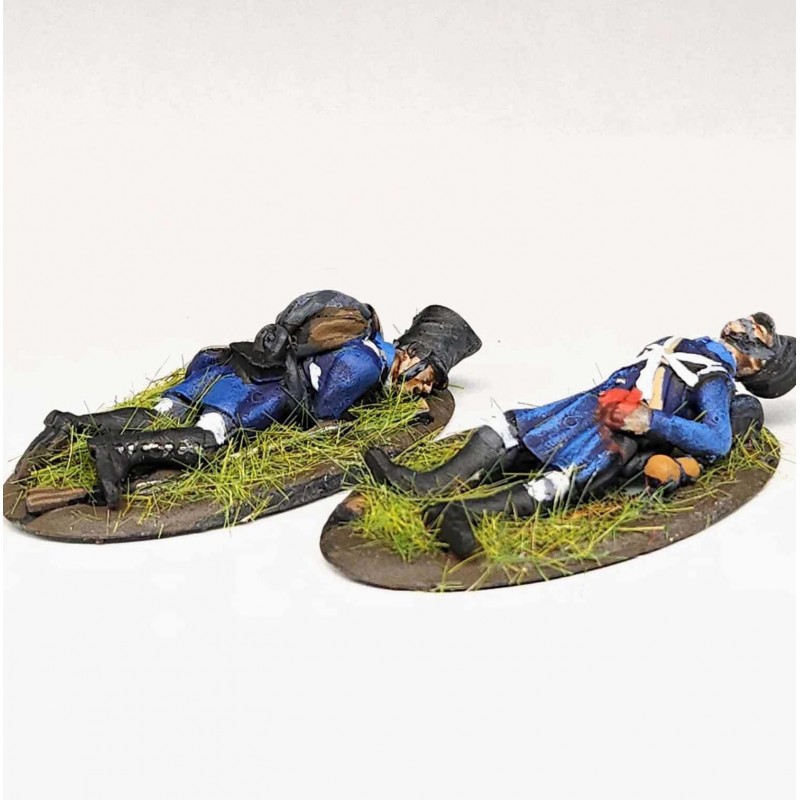 King & Country DD317 – Dead & Wounded GI's, Figurines Plomb Peint, Neuf